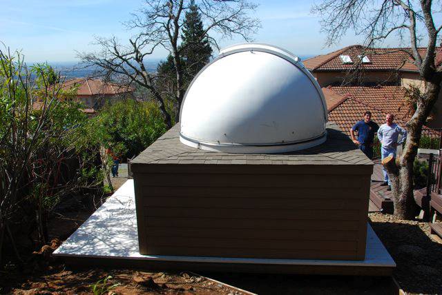 Dome in place